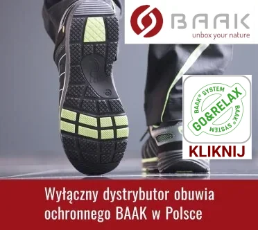 Obuwie ochronne BAAK – wyłączny dystrybutor w Polsce