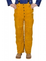Skórzane spodnie spawalnicze Golden Brown